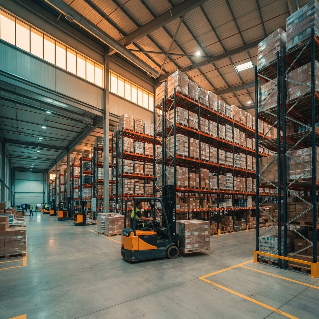 Modern logistics warehouse